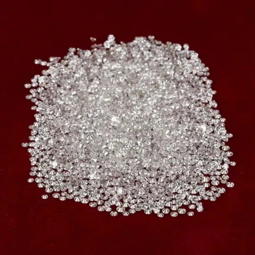 0.70 mm Loose Moissanite Round 450 Pcs (1 Ct) D Color, IF Clarity -AGL Certified