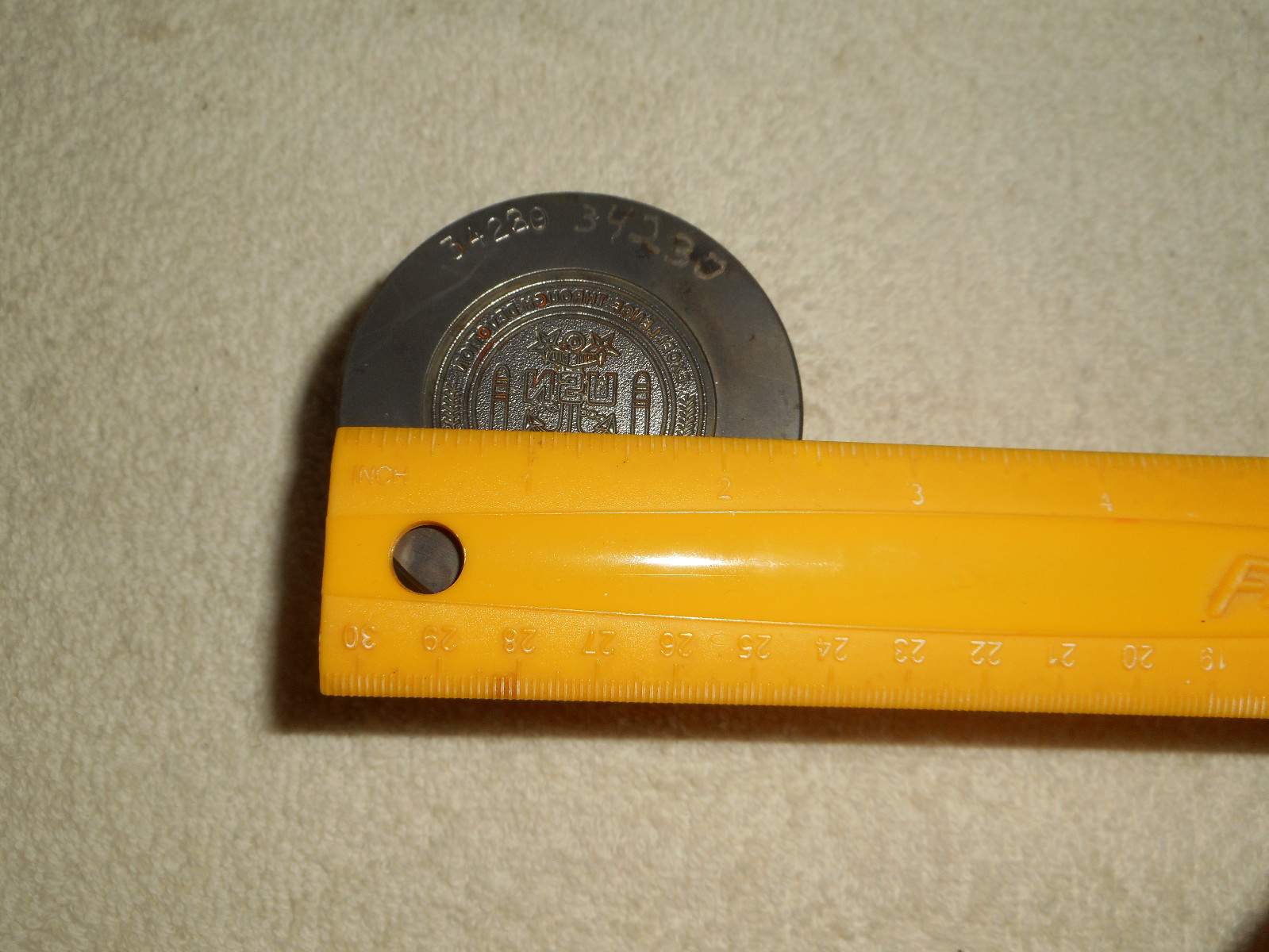U.S. NAVY COMMAND Negative Steel Die Jewelry Stamp Tool Die Hub Hob Mold
