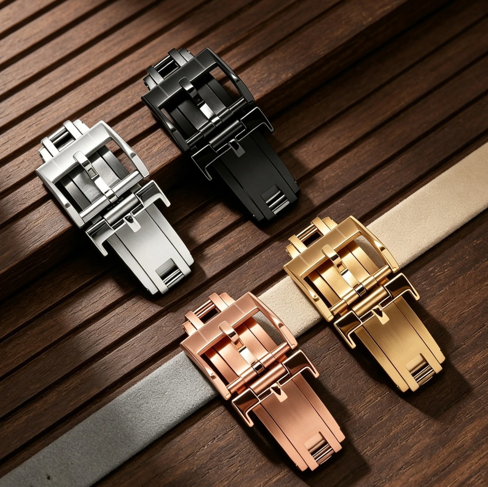Deployant Watch Buckle for Traditional Watch Strap 316l Stainless Steel 16mm 18m