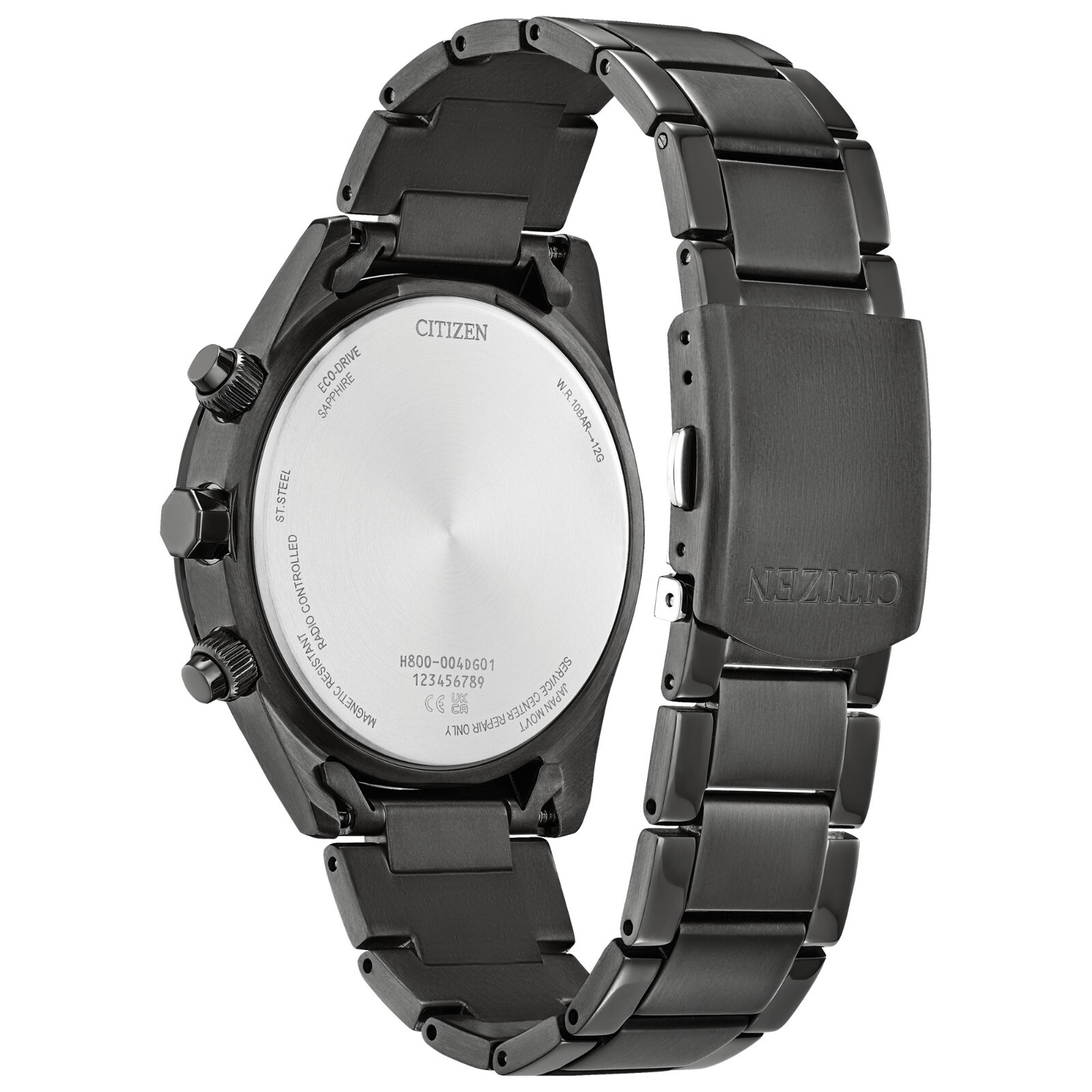 Citizen Men’s Sport Luxury Chronograph Day Eco-Drive Gray Watch 43 MM AT8267-51X