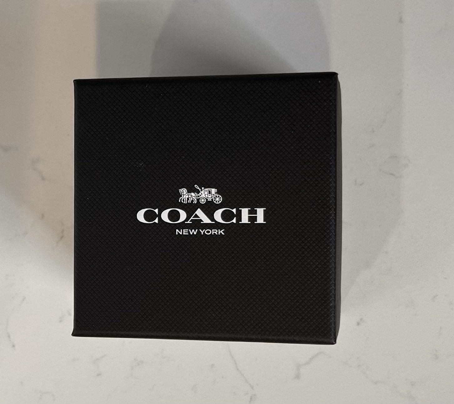 COACH Women’s Perry Blush Leather Strap Tea Rose Watch 36mm NWT