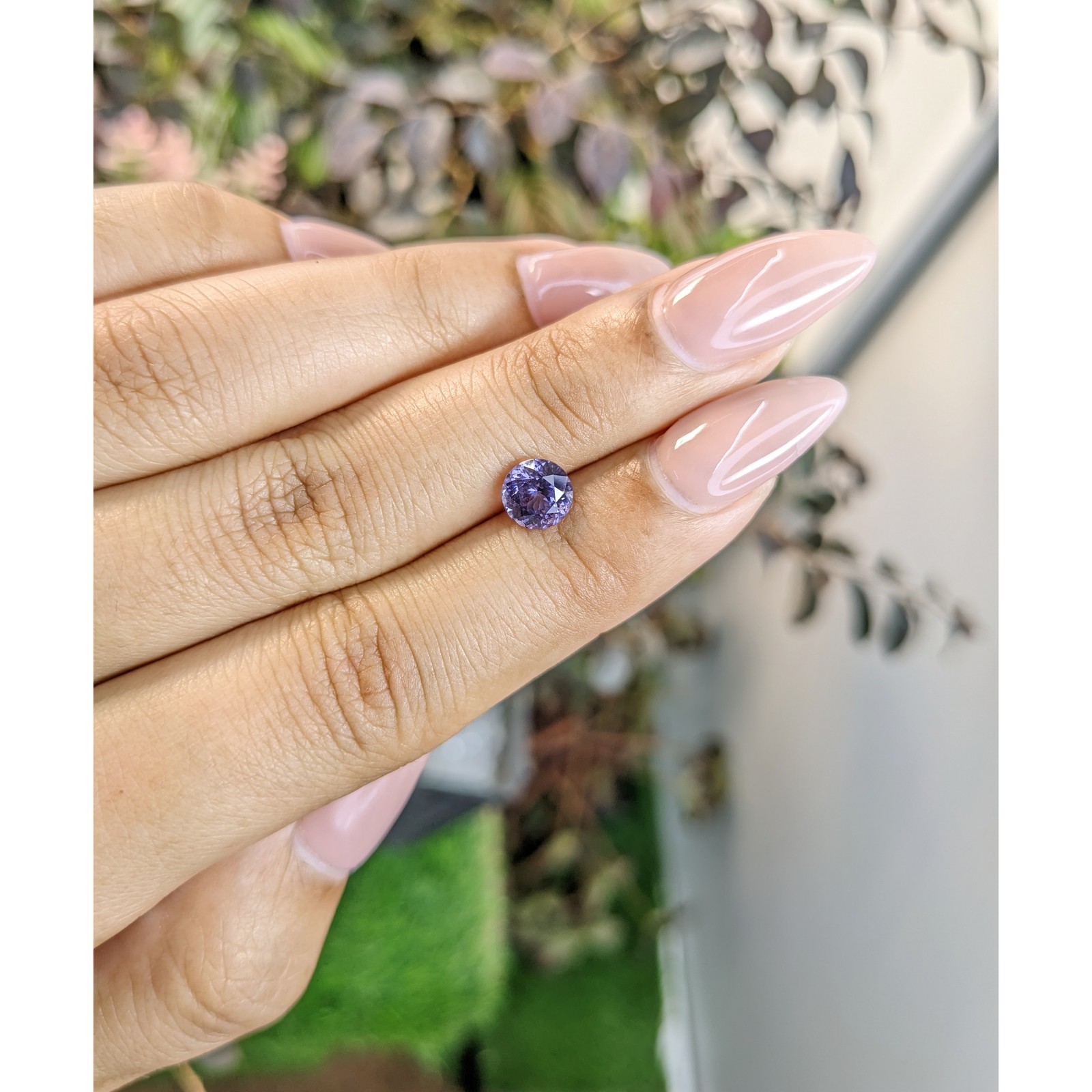 Ceylon (Sri Lanka) Round Purple Spinel 1.25CT