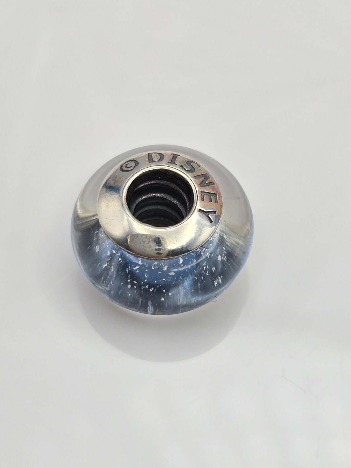 Authentic Pandora Disney Murano Cinderella’s Signature Blue glass Charm