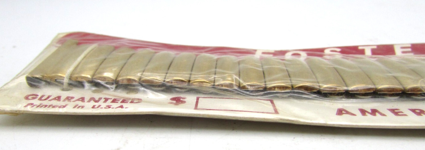 FOSTER-99 10K GOLD FILLED 19mm WRISTWATCH BAND PARTS OR REPAIR W66