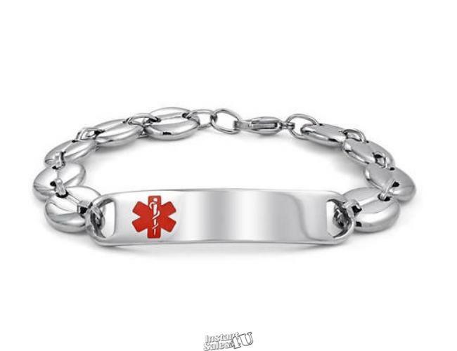Personalized 7″ Medical ID Bracelet Item “Delores”
