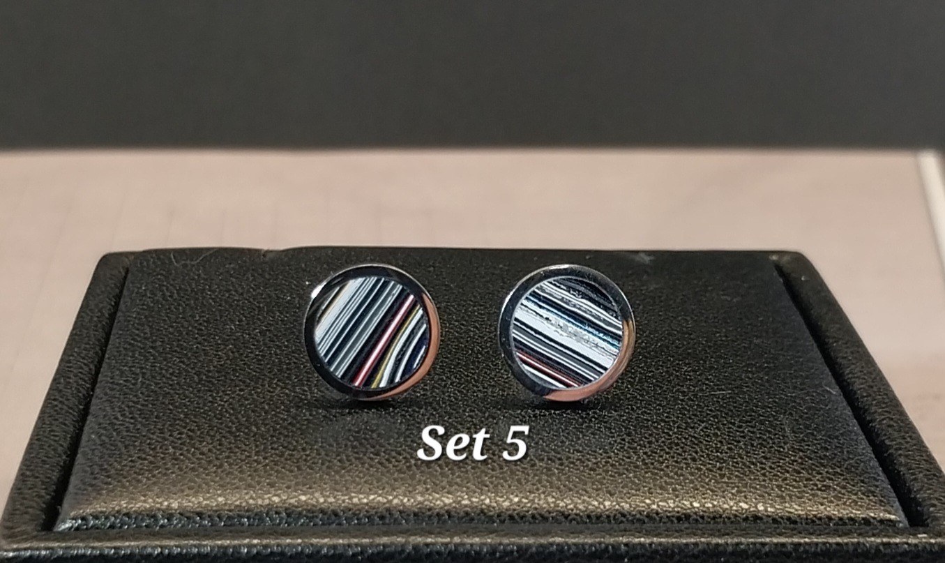 Fordite Earring, Pick Your Set, Stainless Steel, Happy Agate Studio, EB59