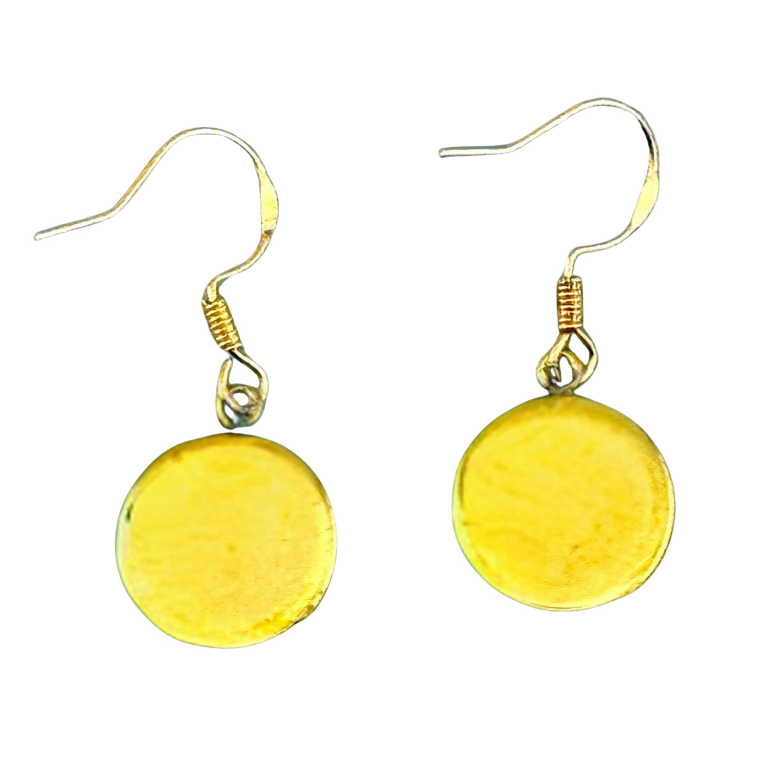 Dangle Earrings Handmade “Lava Bed” Electroplate Sterling Silver French Earwires
