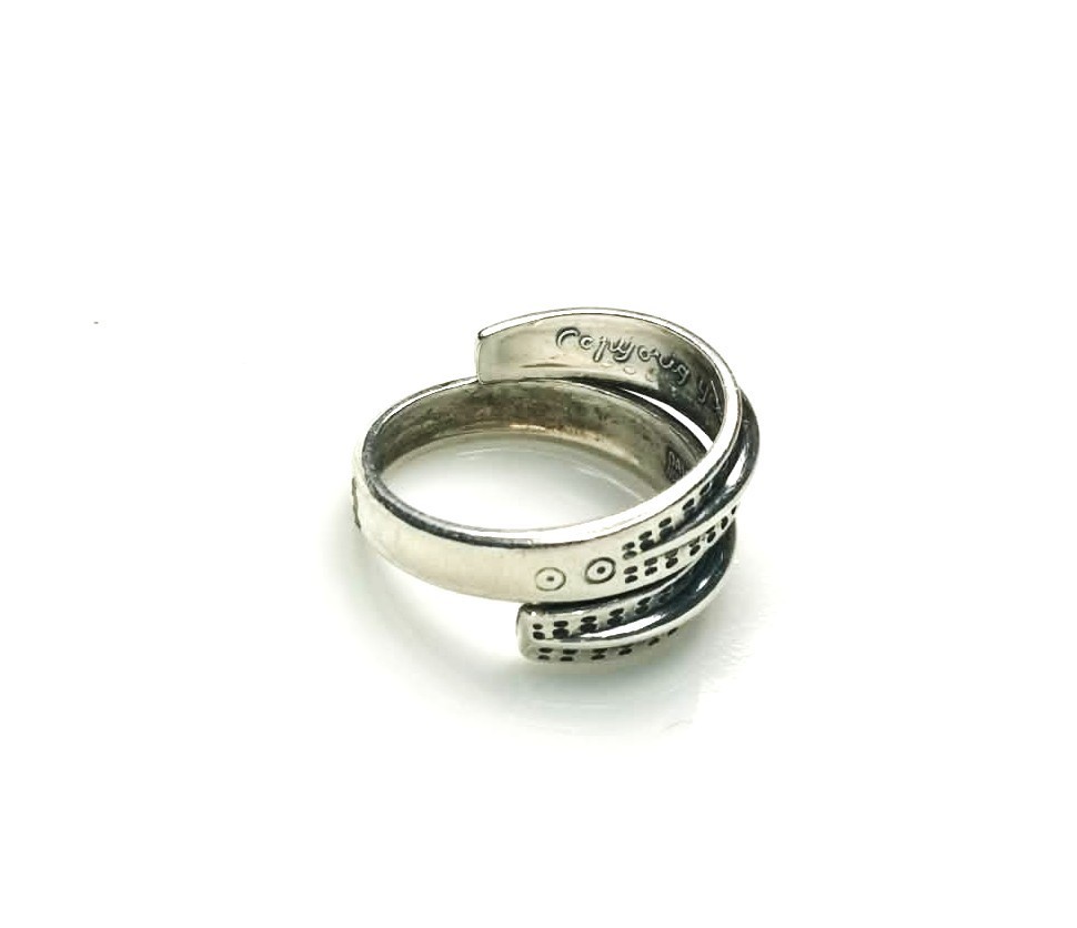 David Andersen ring 925 sterling silver saga snake Norway Scandinavian jewelry