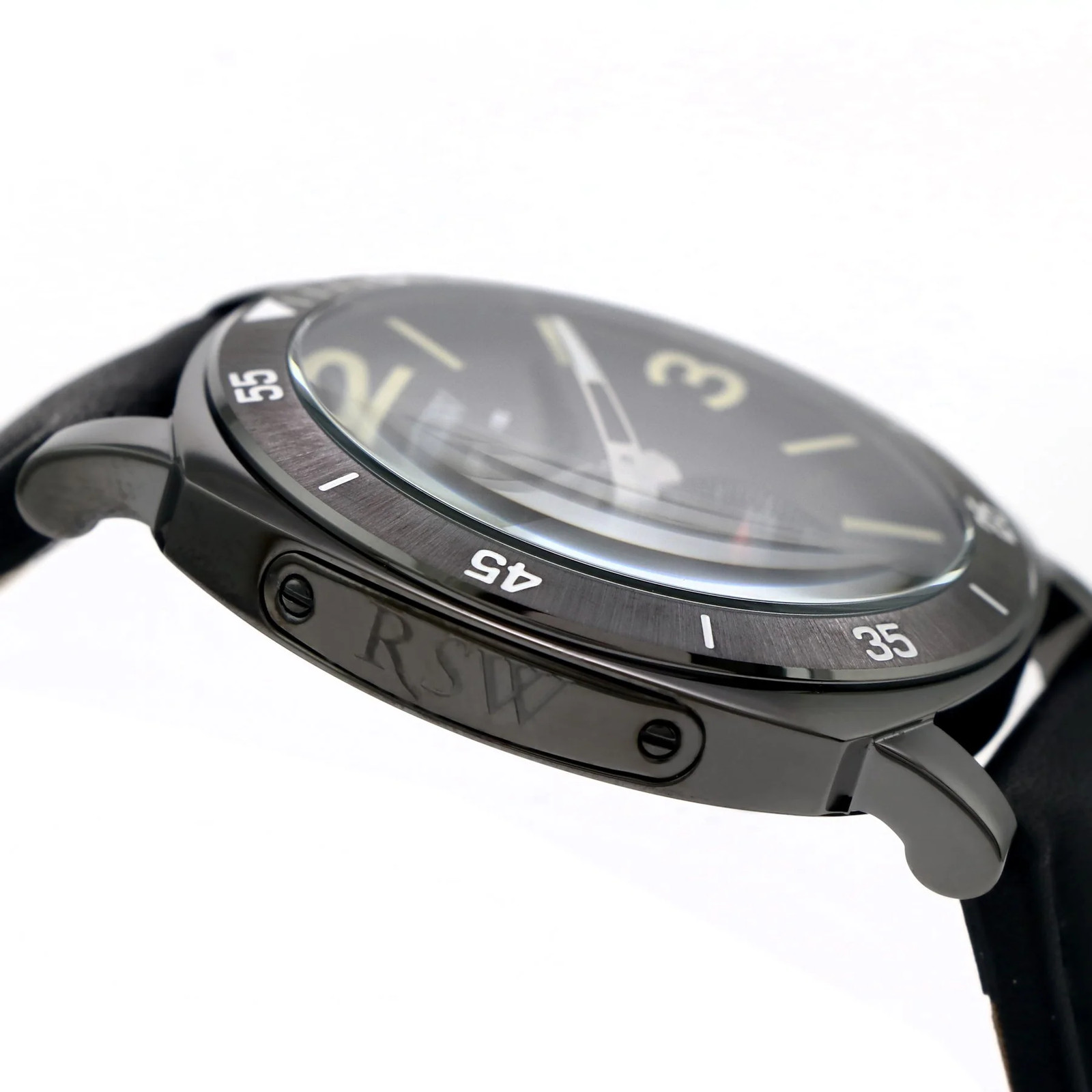 RSW – Swiss Watch – NO RESERVE PRICE Quartz 45 x 42 mm RSWM110 50m (5ATM)