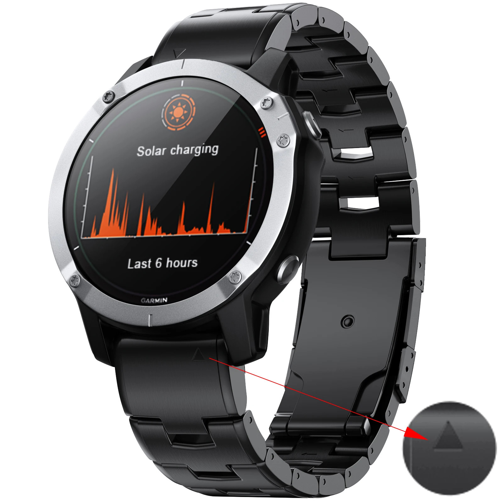 22mm Quick Fit Titanium Watch Band For Garmin Fenix 8 Pro 47mm Fenix 8 7 5 Strap