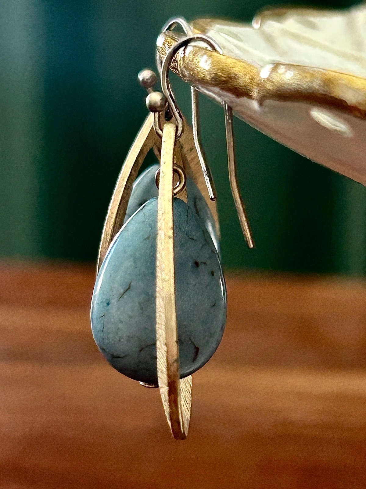 Turquoise drop earrings