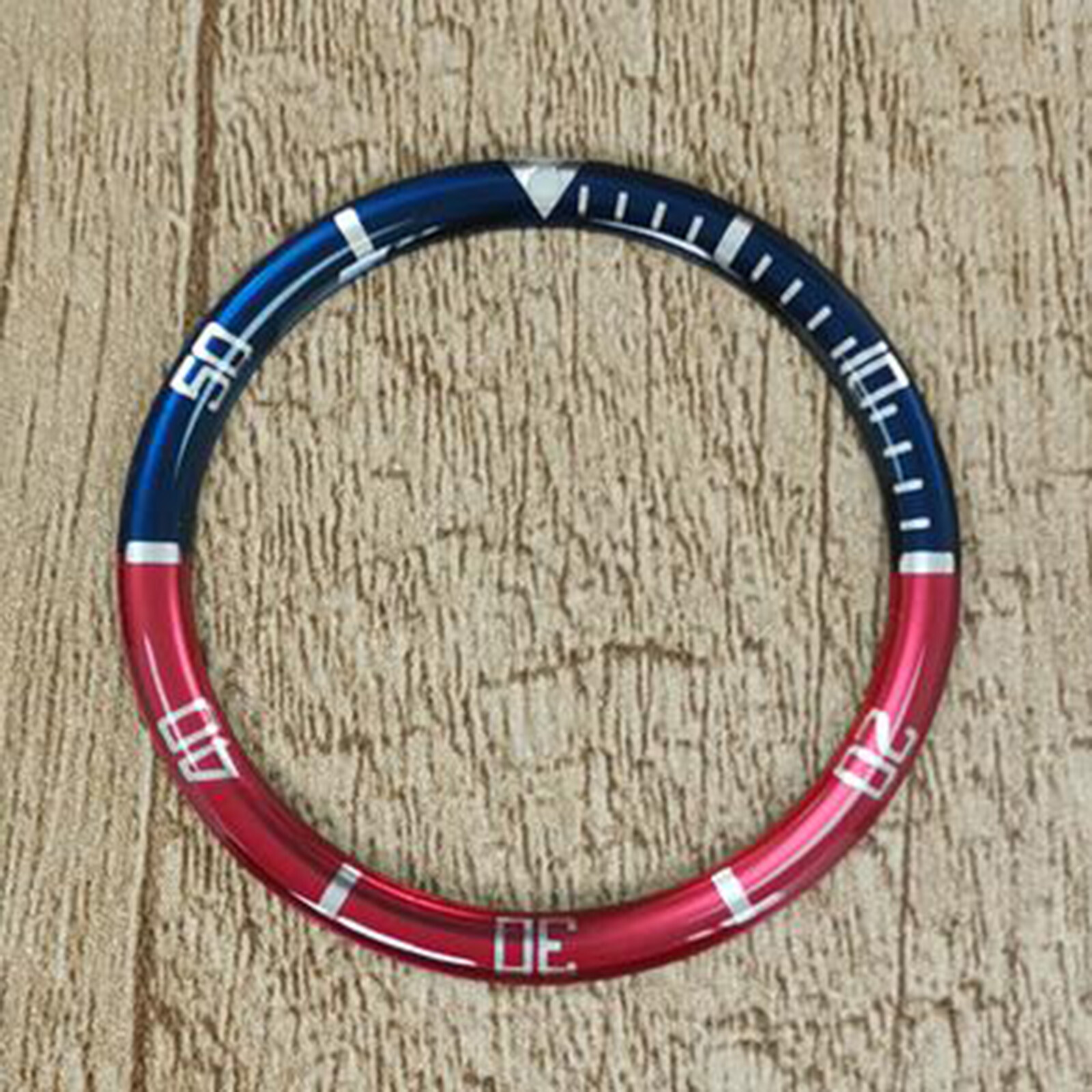 Aluminum Alloy Outer Diameter 39MM Inner Diameter 32.2M Round Edge Watch Bezel