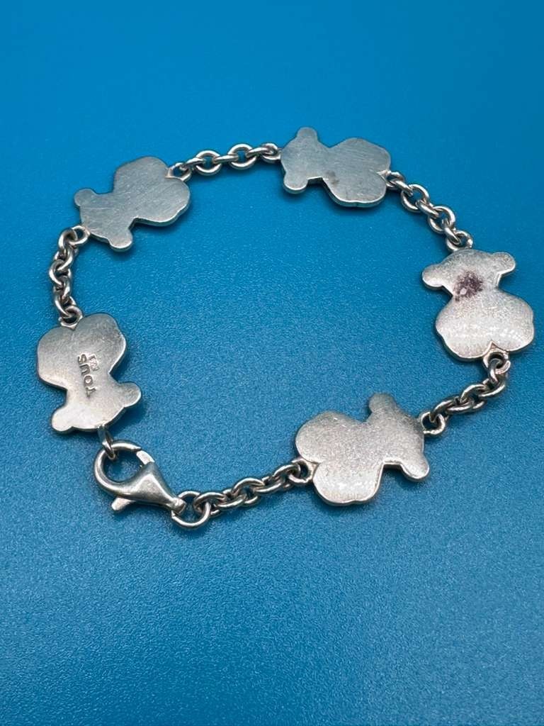 TOUS – Authentic Silver and Enamel Tous Bracelet