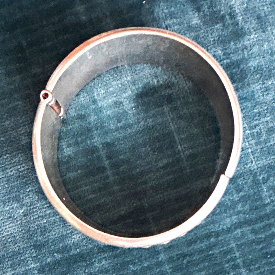 Vintage Taxco Sterling, spring clamp, 57 g