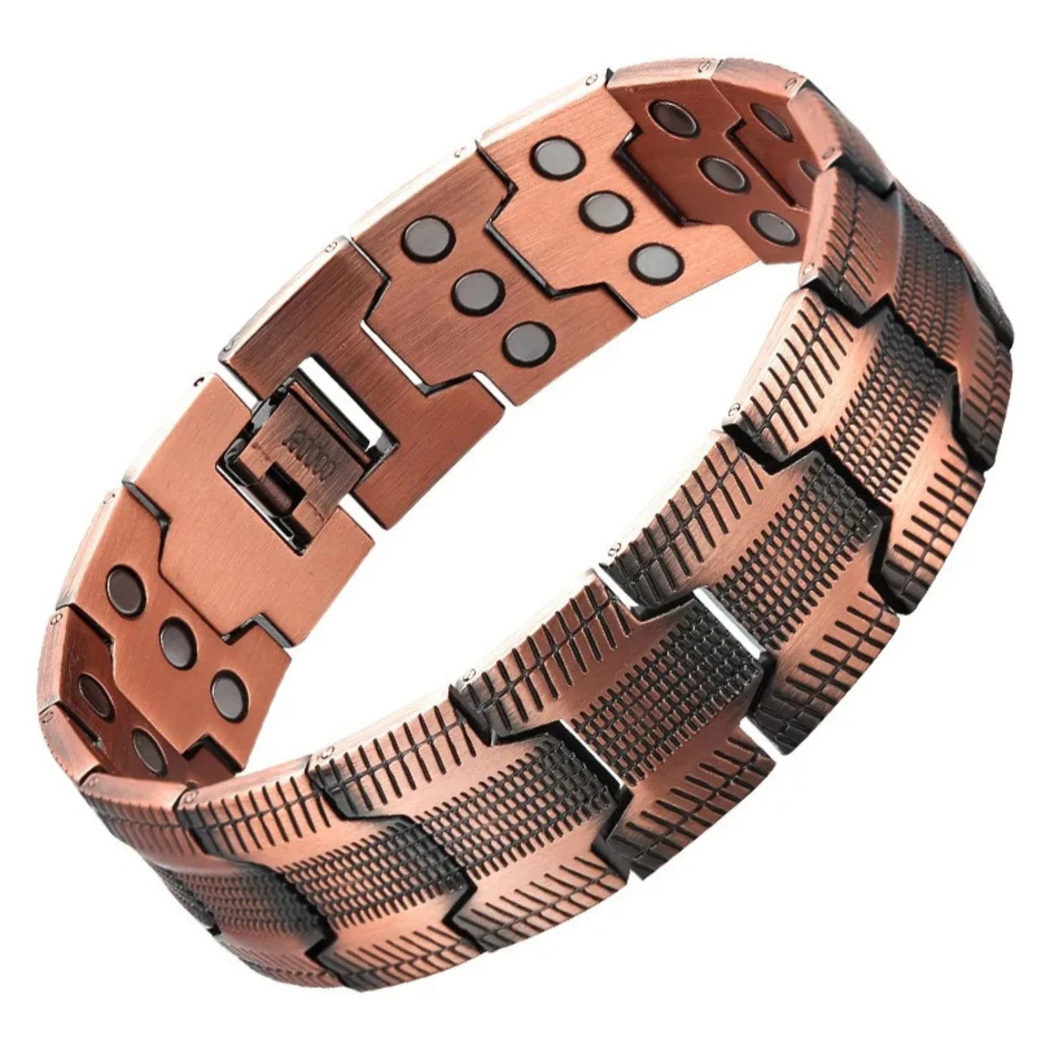 Copper Bracelet for Men, 3X Ultra Strength Magnetic Bracelets, 99.99% Pure Coppe