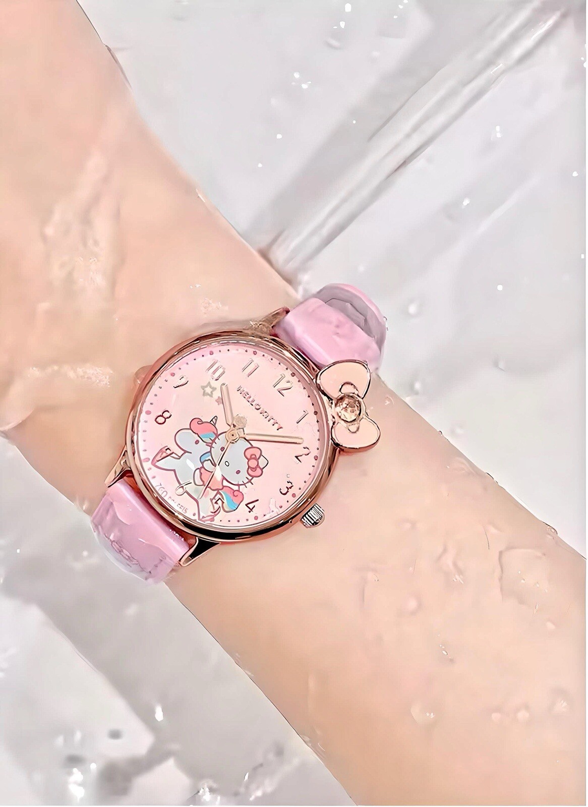 Hello Kitty Kids Waterproof Quartz Watch – White