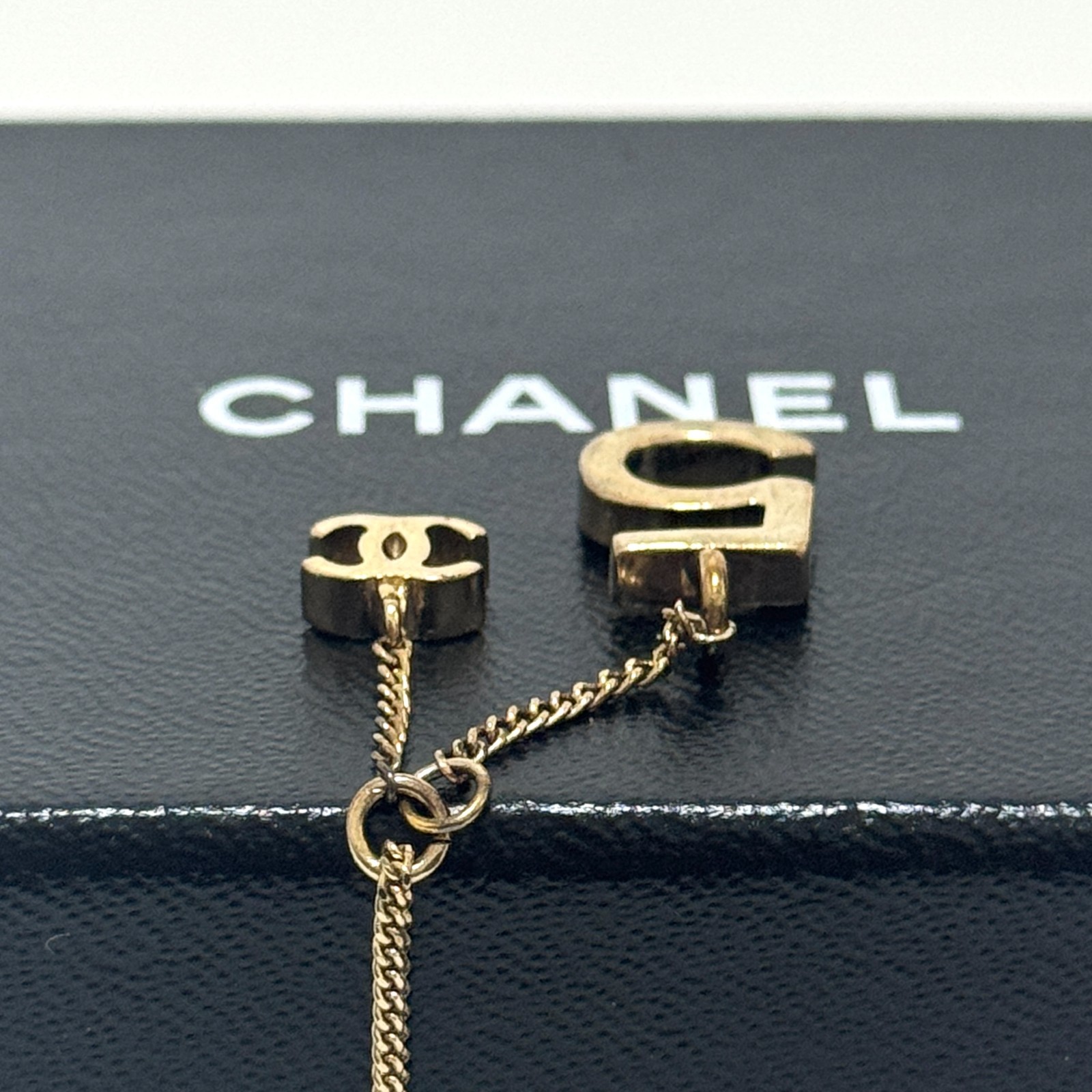CHANEL 05A No.5 Coco Mark CC logo Bracelet Silver Accessory Authentic JAPAN