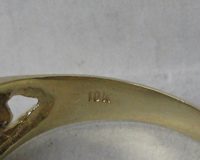 10K SOLID GOLD NOAHS ARK 9.5mm RING 4.3 GRAMS SIZE 9.75