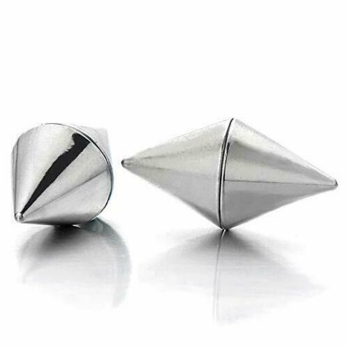 Earrings Magnetic with Double Side Spike End 9mm – Sold as a Pair