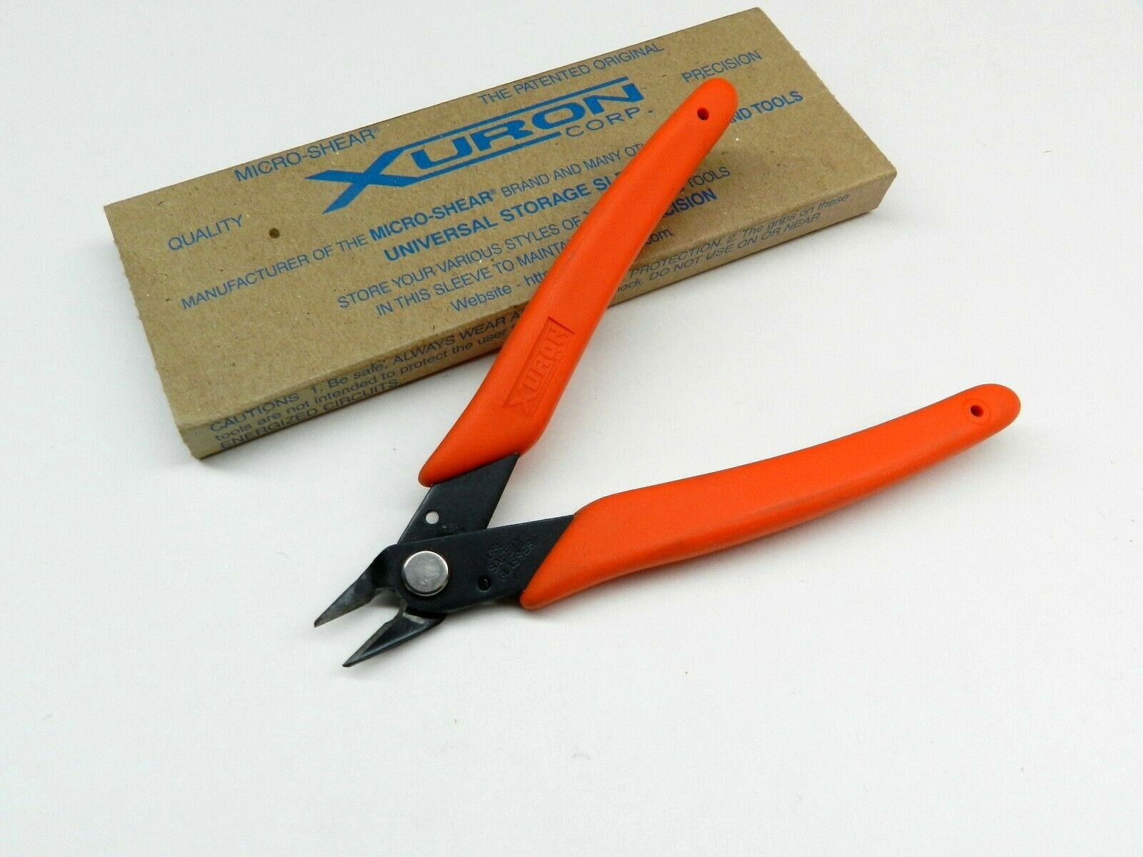 Xuron 410 Micro-Shear Flush Cutter #410 Flush Cuts Soft Wire Up To 18 Awg-1.00mm
