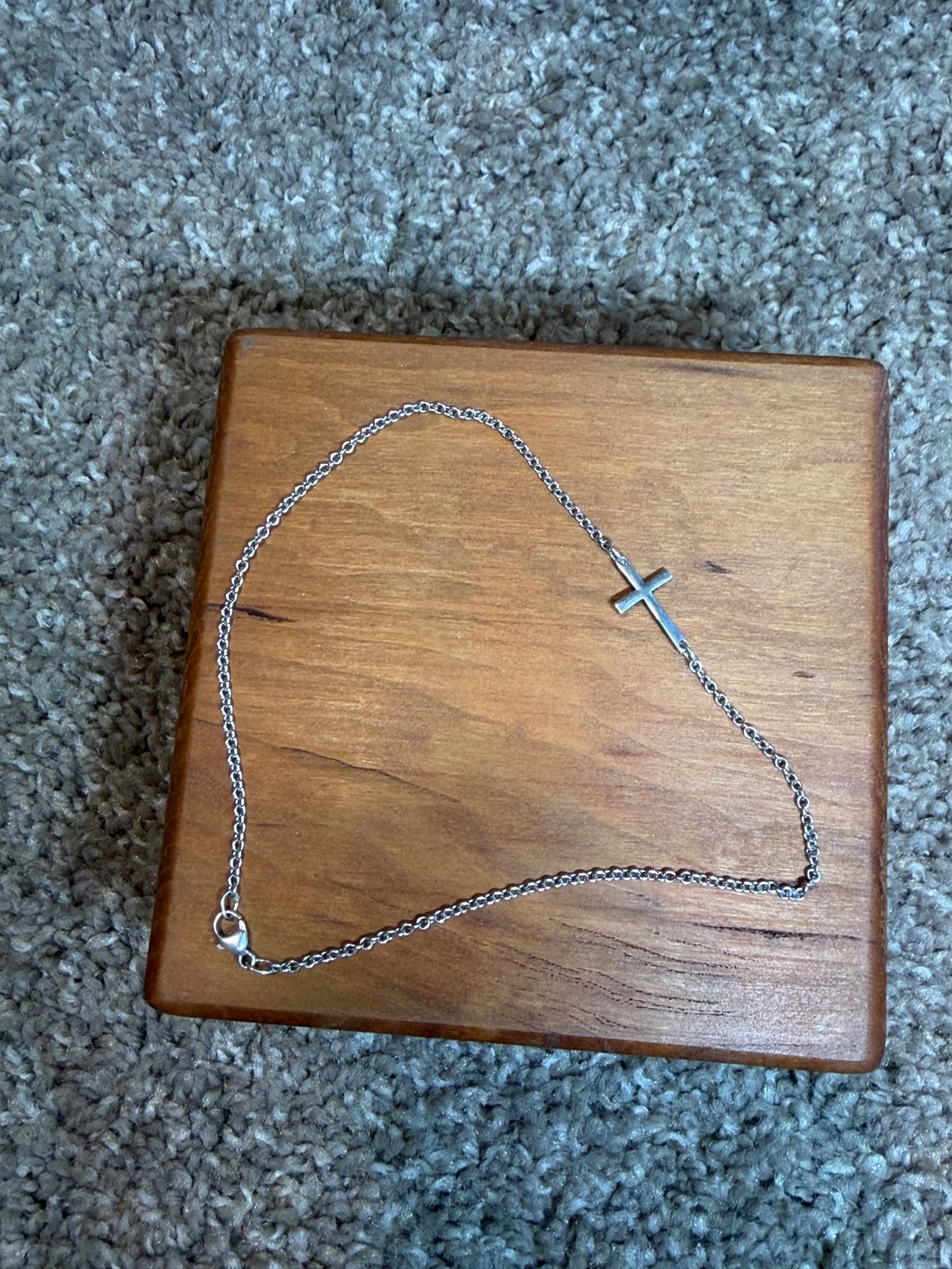James avery horizon cross anklet 12”