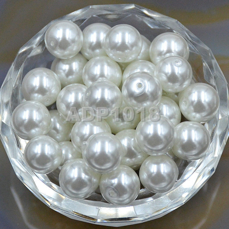 200pcs Top Quality Czech Glass Pearl Round Loose Beads 3mm 4mm 6mm 8mm 10mm 12mm
