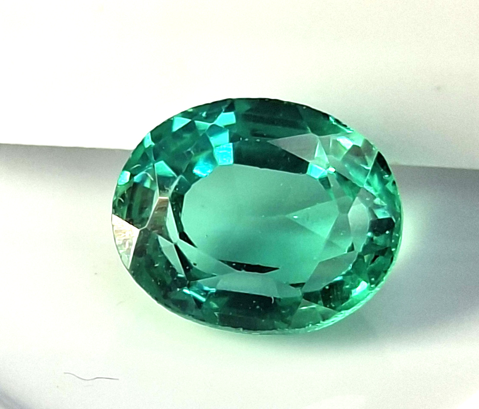 Green 5-7 Ct Natural Zambian Oval Cut Loose Certified Gemstone Emerald TQ1543