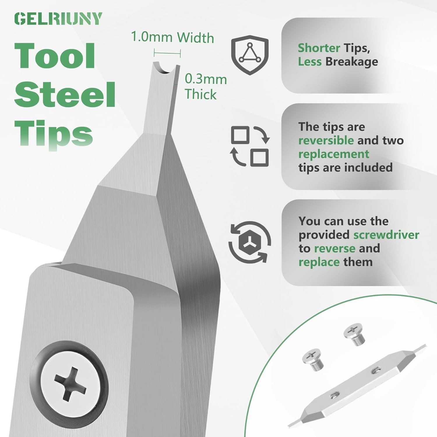 Lightweight Professional Spring Bar Tweezers – 4 Working Ends for Watchmakers
