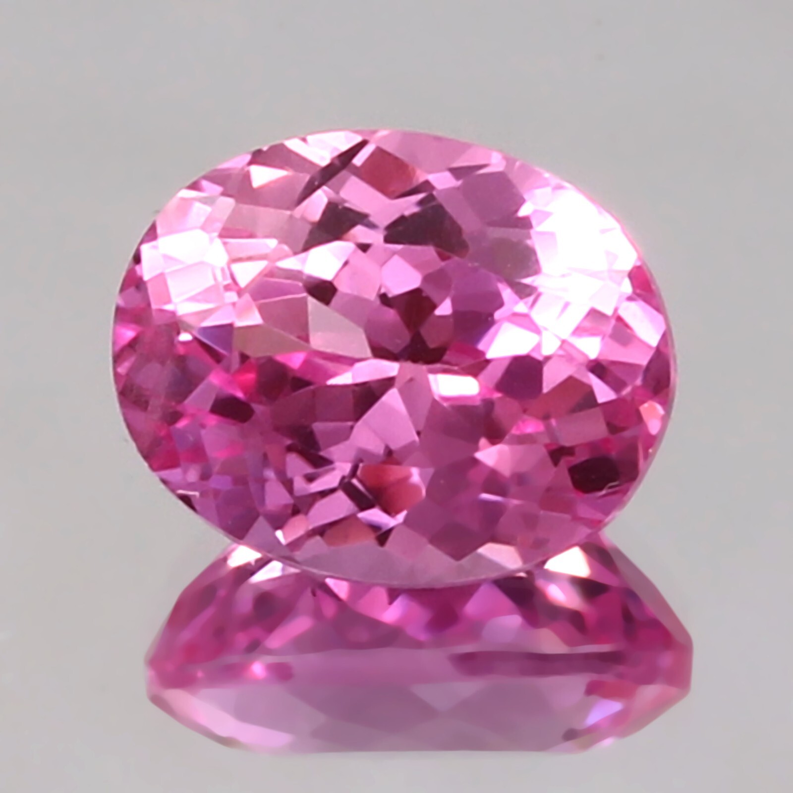 AAA Grade Natural Flawless Pink Ceylon Sapphire Oval Cut Loose Gemstone 12×10 mm