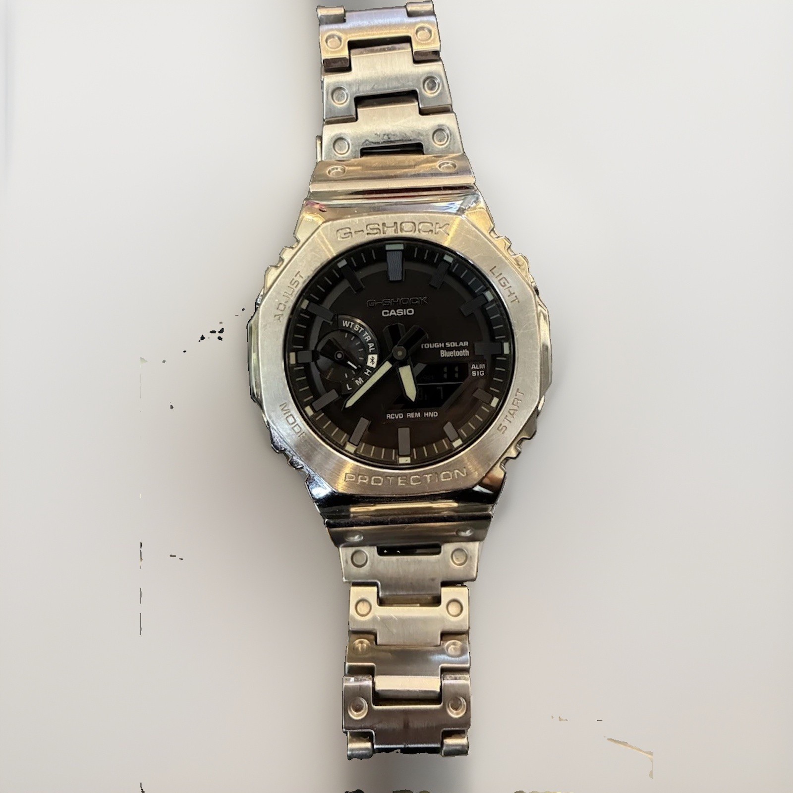 Casio G-Shock GM-B2100D-1A Full Metal CasiOak Bluetooth Tough Solar