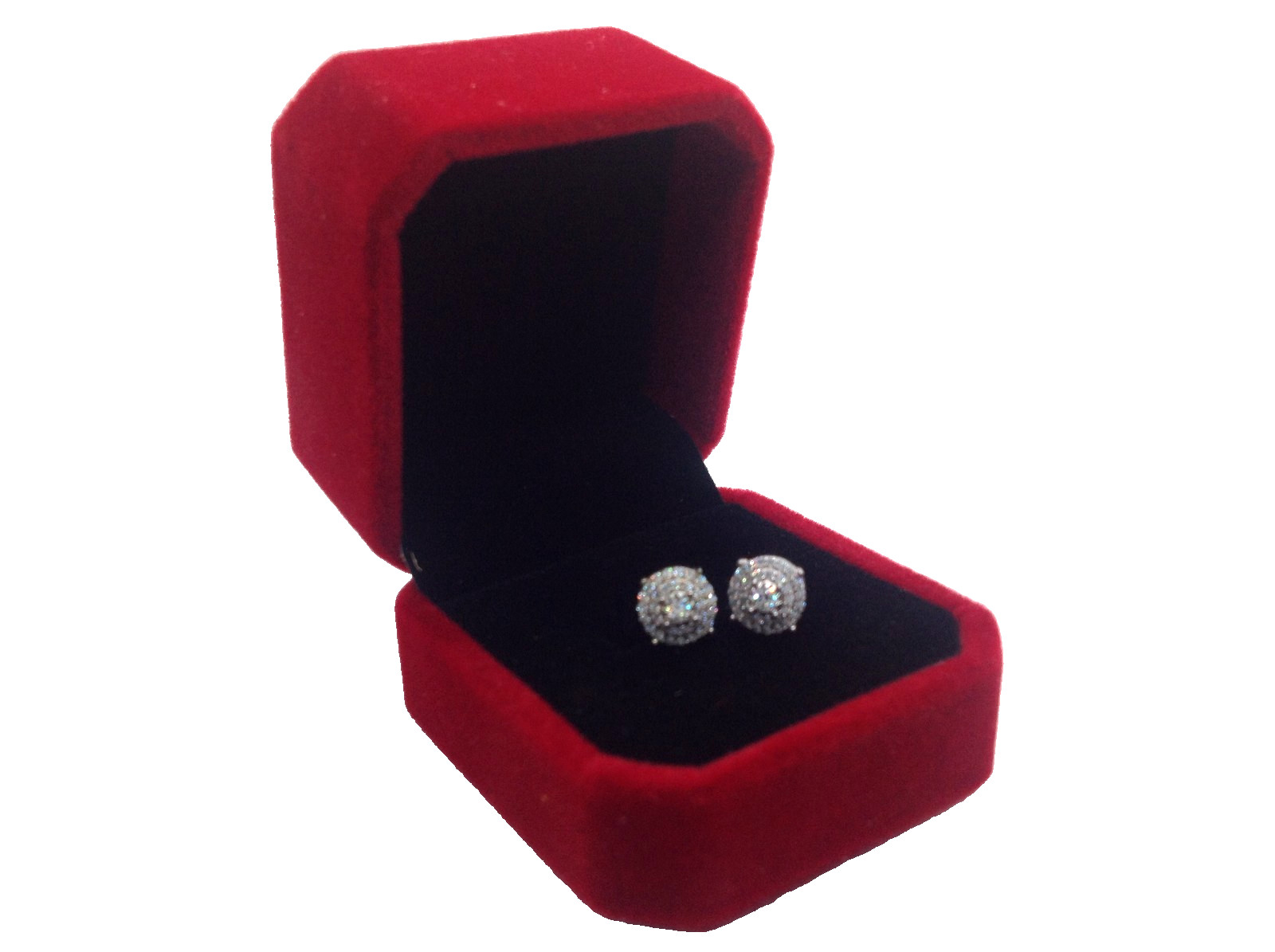 0.57ct Moissanite Stud Earrings Gra Certified