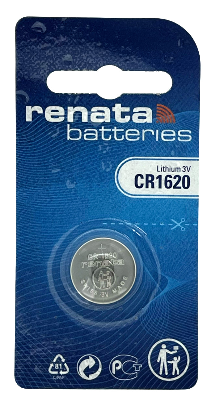RENATA CR1620 3V Lithium Swiss Button Coin Cell Replacement Batteries