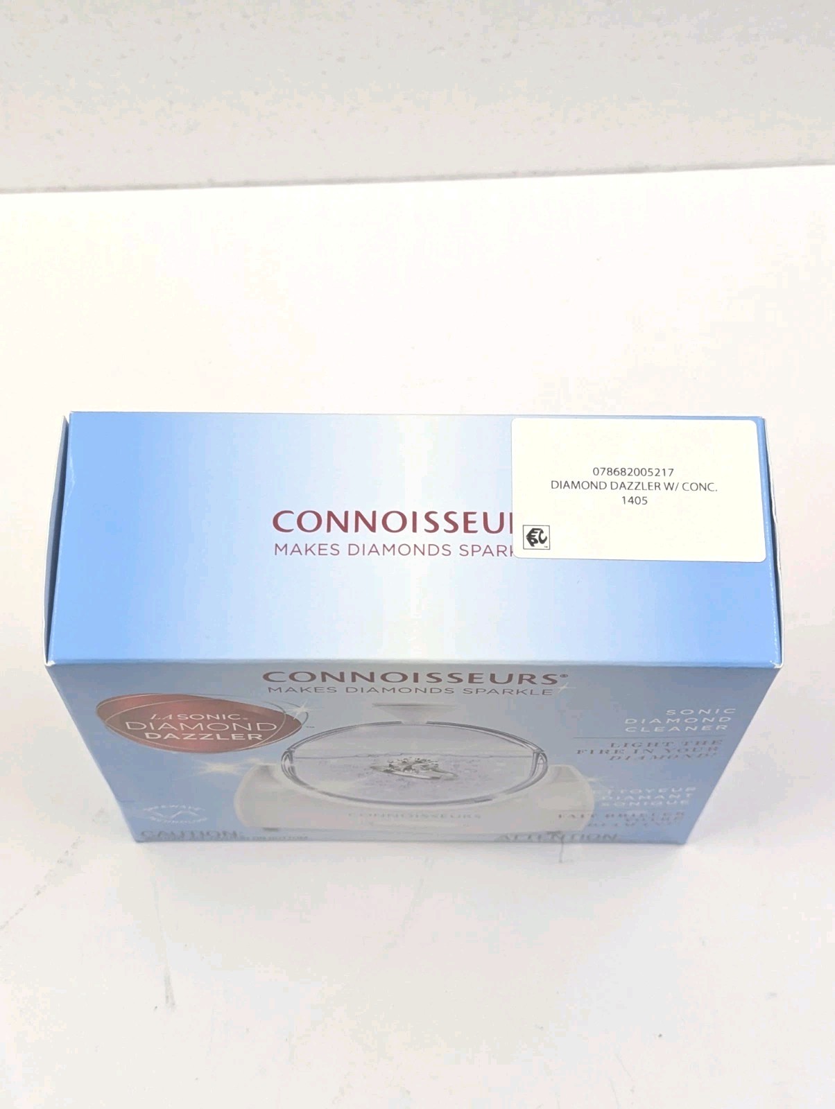 CONNOISSEURS Sonic Diamond Cleaner Makes Diamonds Sparkle Safewave Technology