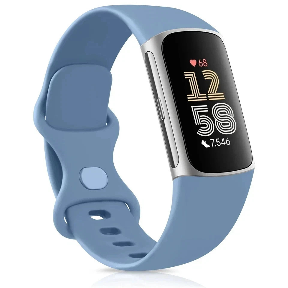 Smartwatch Band for Fitbit Charge 5 6 Strap Adjustable Watchband for Fitbit