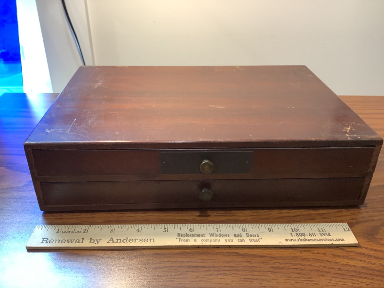 VINTAGE HAMILTON WATCH MATERIAL SYSTEM AND CABINET