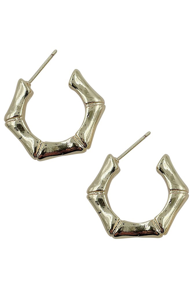 Do Everything in Love 14K Gold/White Gold Dipped Post Earrings KOREA 6cm