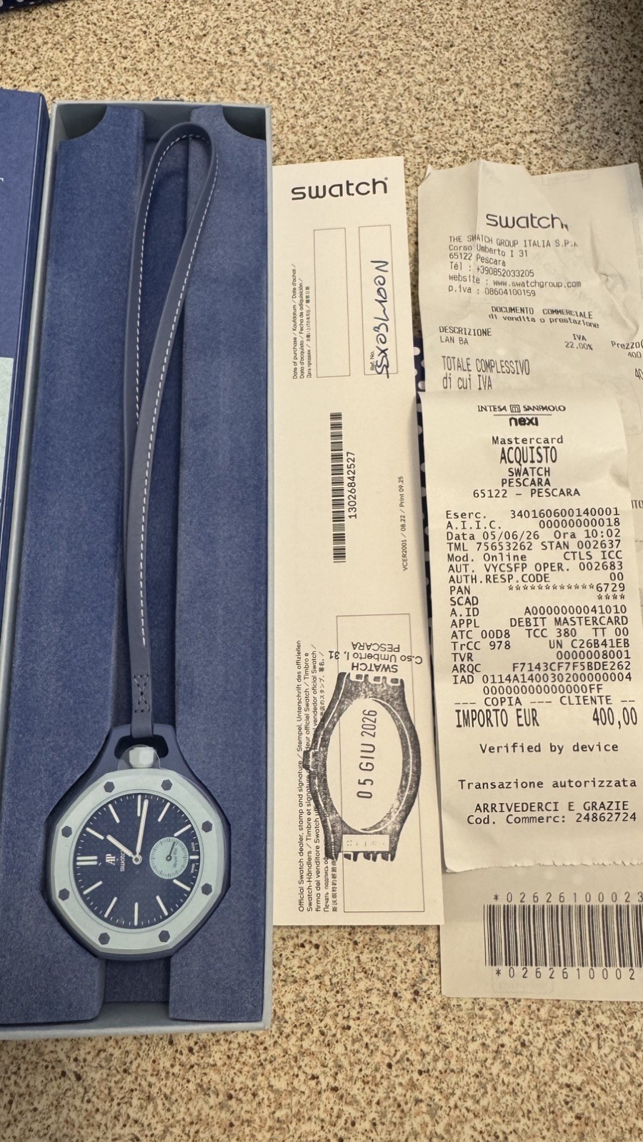 Swatch x Audemars Piguet AP Bioceramic Royal Pop Soap Lan Ba 🔥