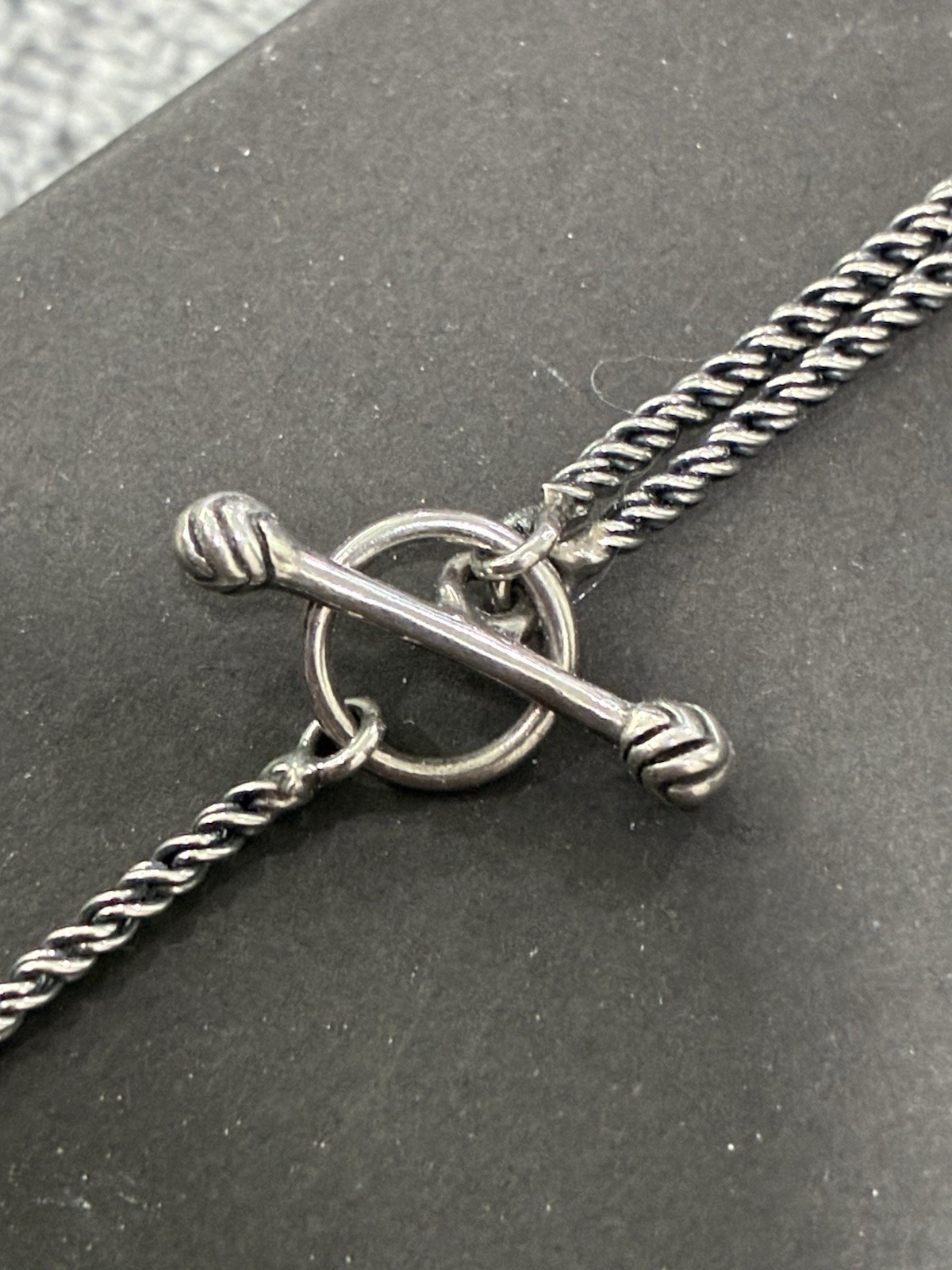 Silpada Oxidized Sterling Silver Lariat Necklace With Thai Filigree Ball 925 TH