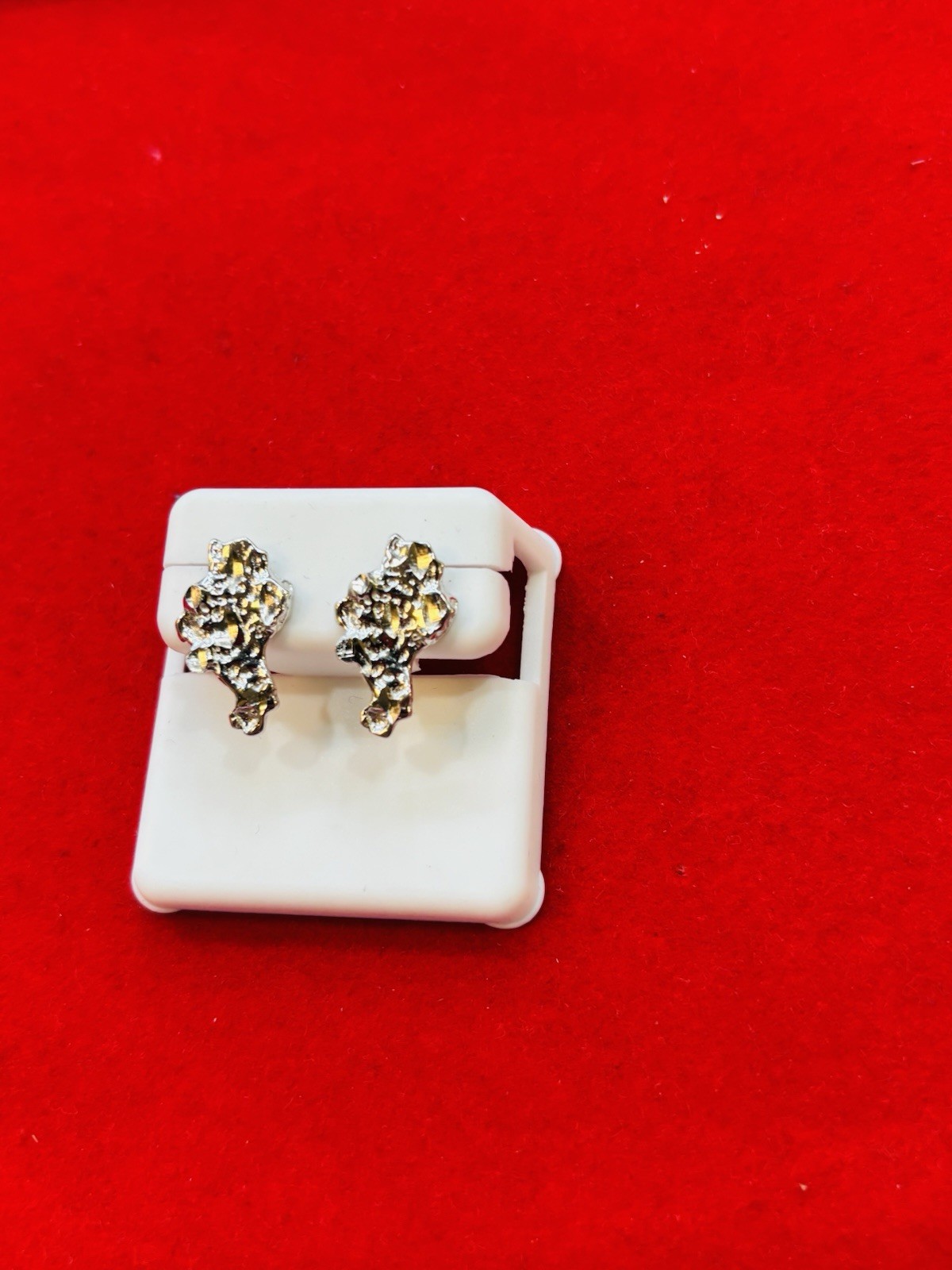 Sterling Silver 925 Stud Earrings Butterfly Closure No Stone Lobe Jewelry