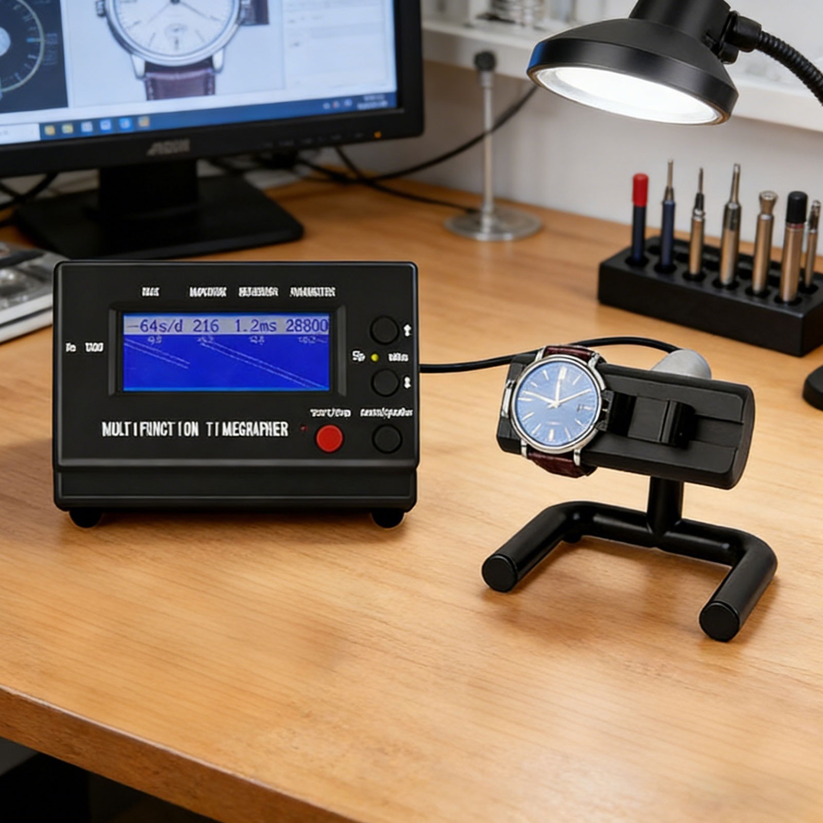 No.1000 Weishi Timing Timegrapher Accuracy Mechanical Watch Tester Calibrator aa
