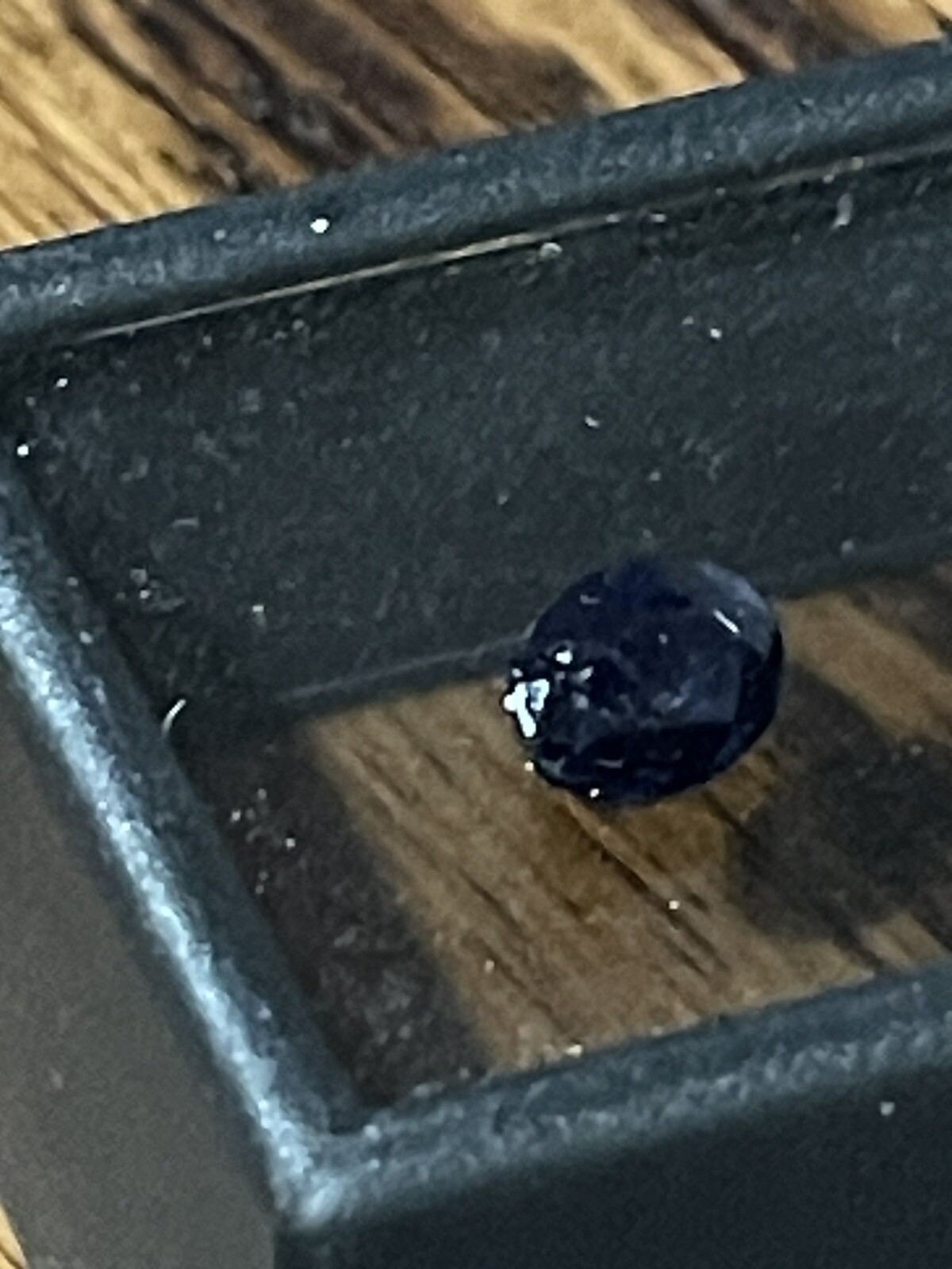 Dark 1.35 Ct Montana Deep Blue Sapphire