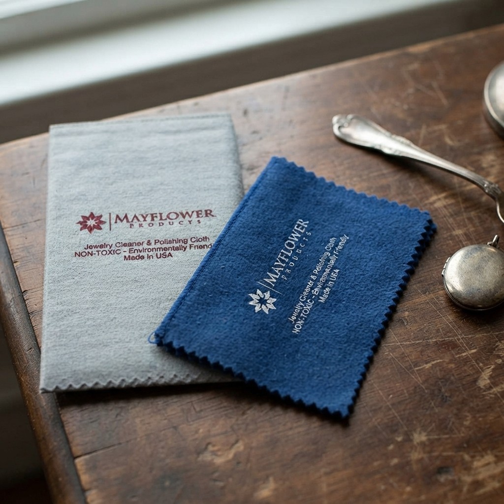 Ultra-Soft Jewelry Polishing Cloths, Non-Toxic Care for All Valuables – 2 Sizes