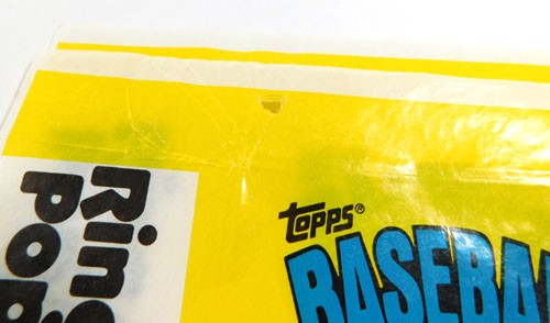 (6) 1981 Topps Baseball Scratch-Off Wax Wrappers ~ Ring Pop Variation