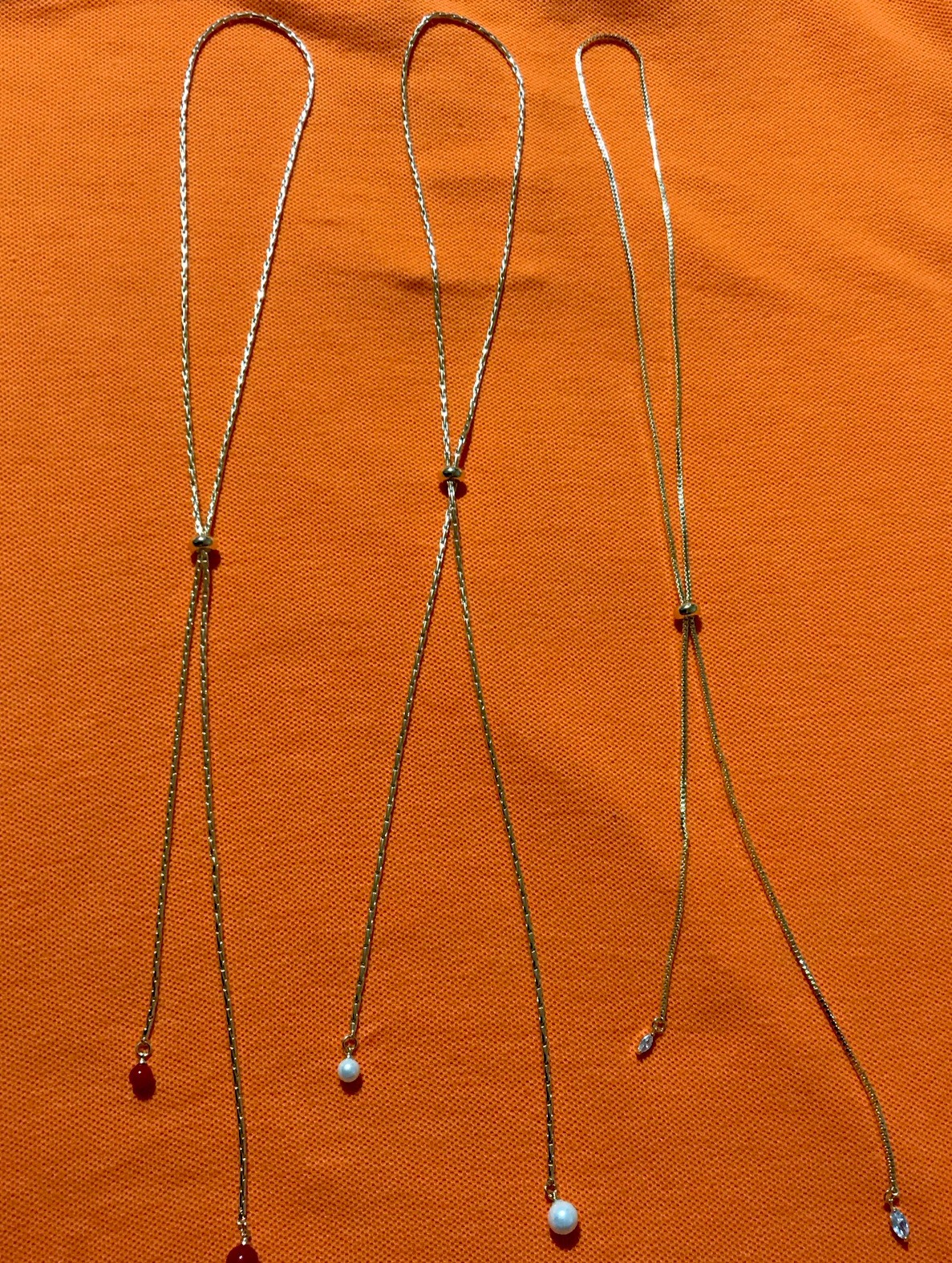 14k Gold-Plated. Necklace Choice of 1. You pick your bracelet 20 each