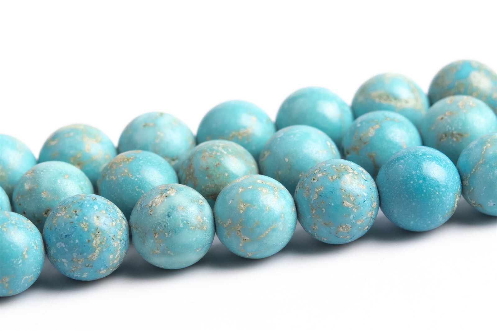 Mint Blue Magnesite Turquoise Beads Round Loose Beads 4/6/8/10/12MM