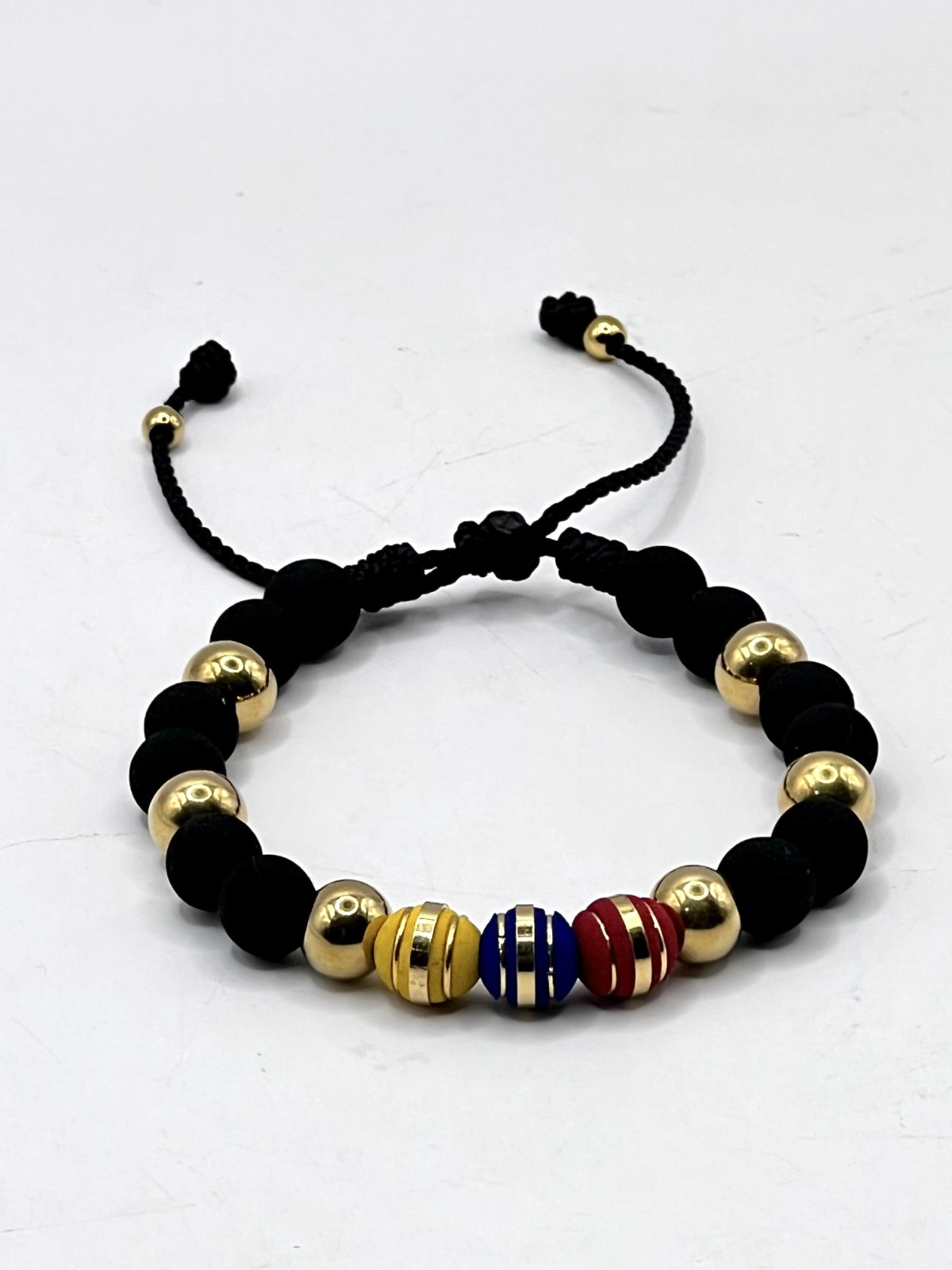 Handmade in Colombia – Colombian Beaded Bracelet Adjustable & Artist Made NEW!