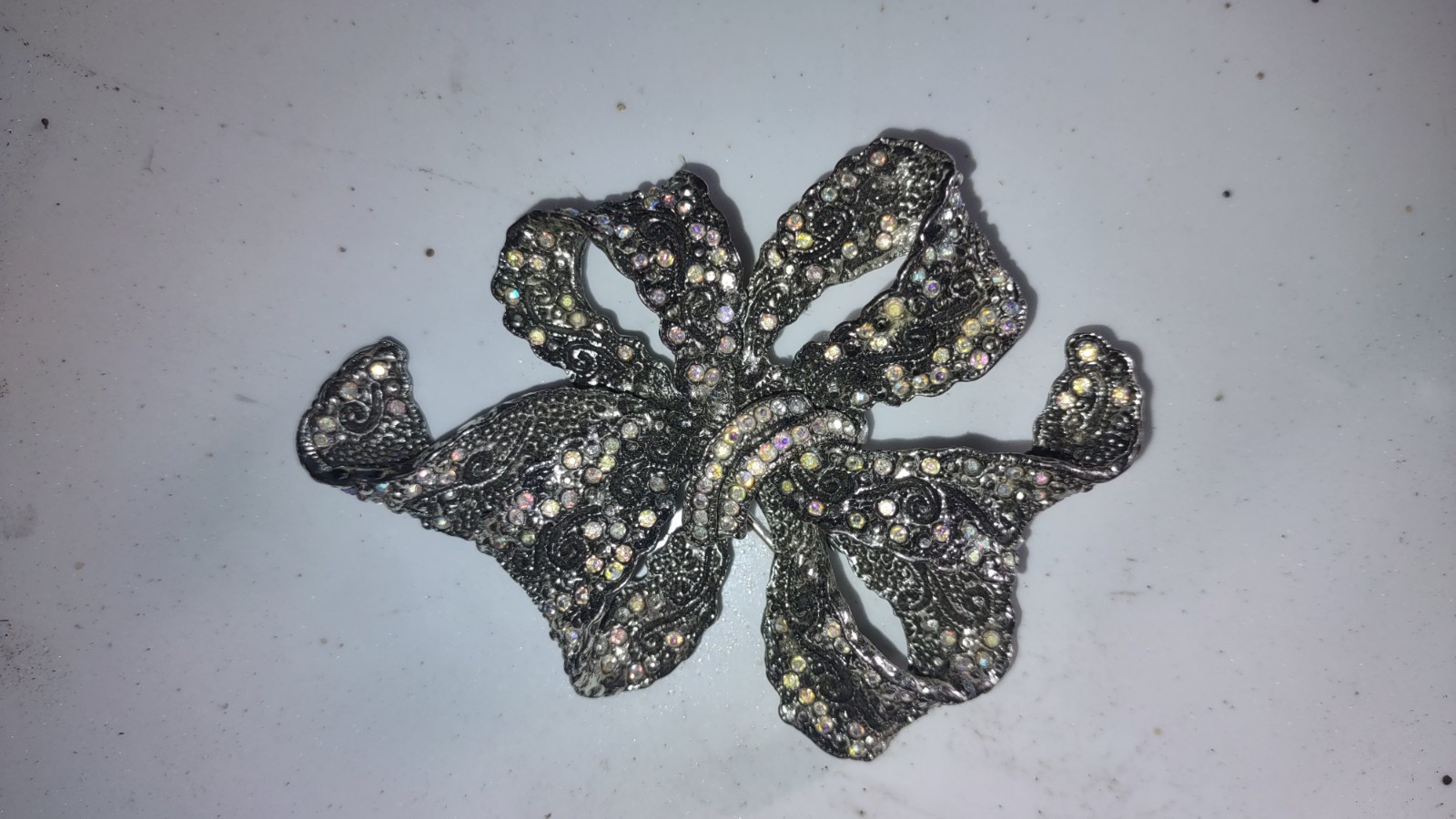 Vintage Multicolor Rhinestone Flower Cluster Brooch Pin Lot – Fashion Jewelry