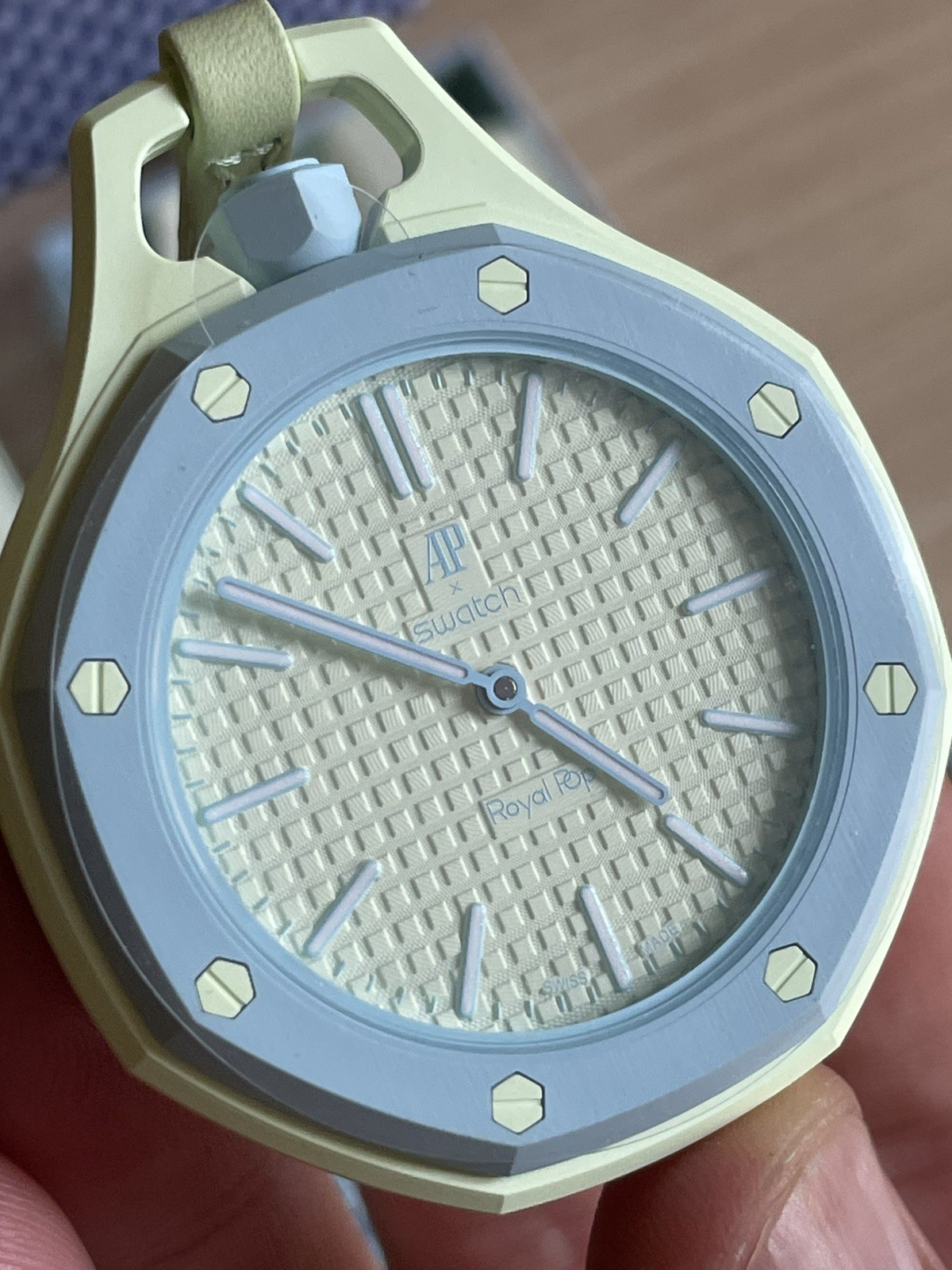 Audemars Piguet x Swatch Royal Pop Blue Eight SSX03L101N FULL SET NEW WITH STRAP