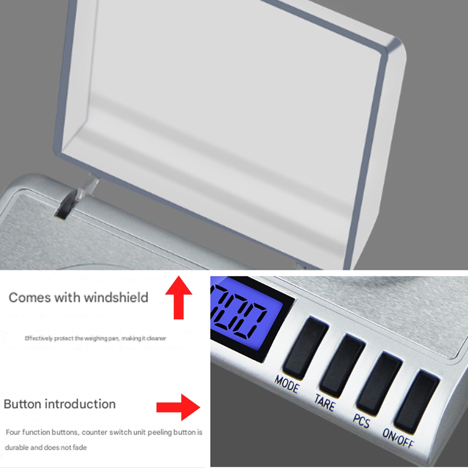 High Precision 0.001g Milligram Scale