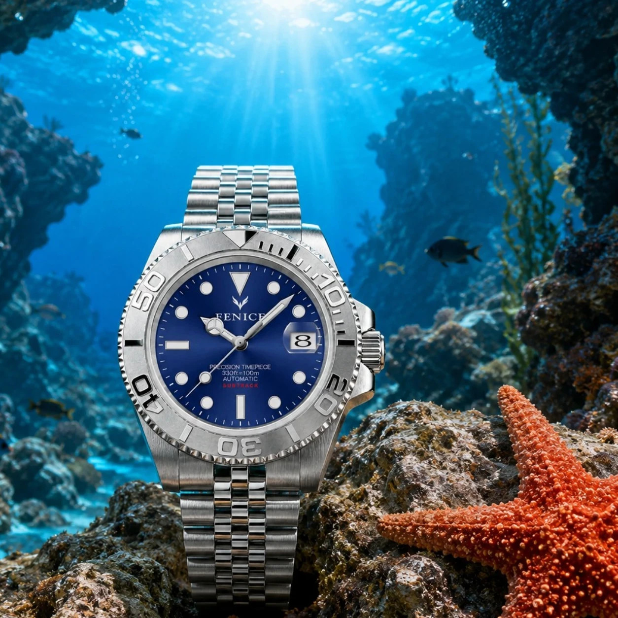 Fenice Subtrack SEA Automatic Watch 10ATM Miyota 21 Jewels 2020-Now